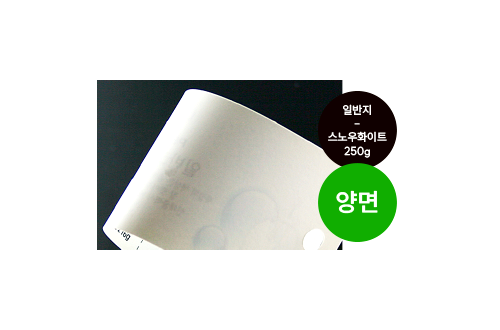 일반지 명함(스노우화이트)양면